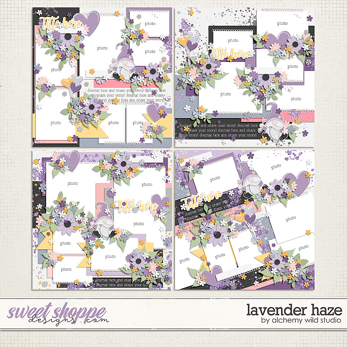 Lavender Haze Layered Templates