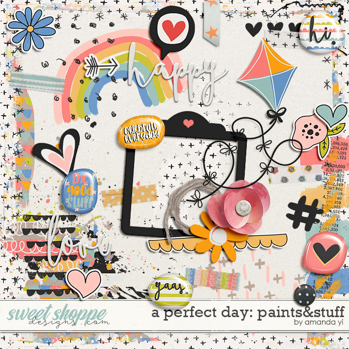 A perfect day: paints & stuff by Amanda Yi