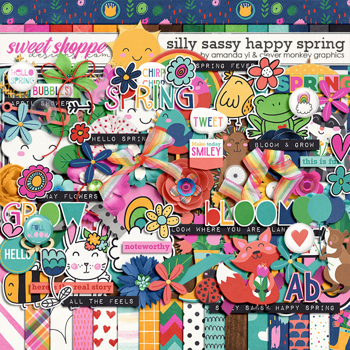 Silly Sassy Happy Spring by Clever Monkey Graphics & Amanda Yi