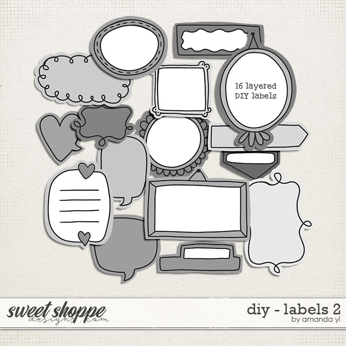 DIY labels 2 by Amanda Yi DIY labels 2 by Amanda Yi
