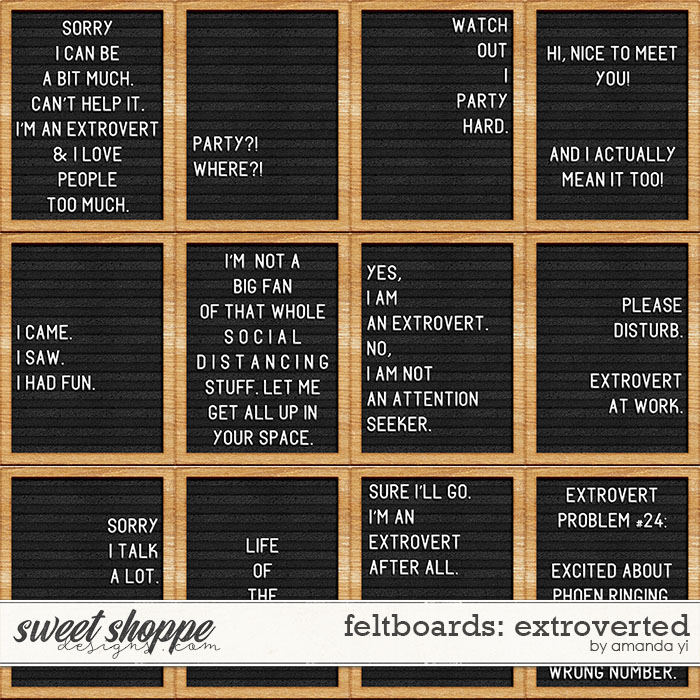 Feltboards: extroverted by Amanda Yi Feltboards: extroverted by Amanda Yi