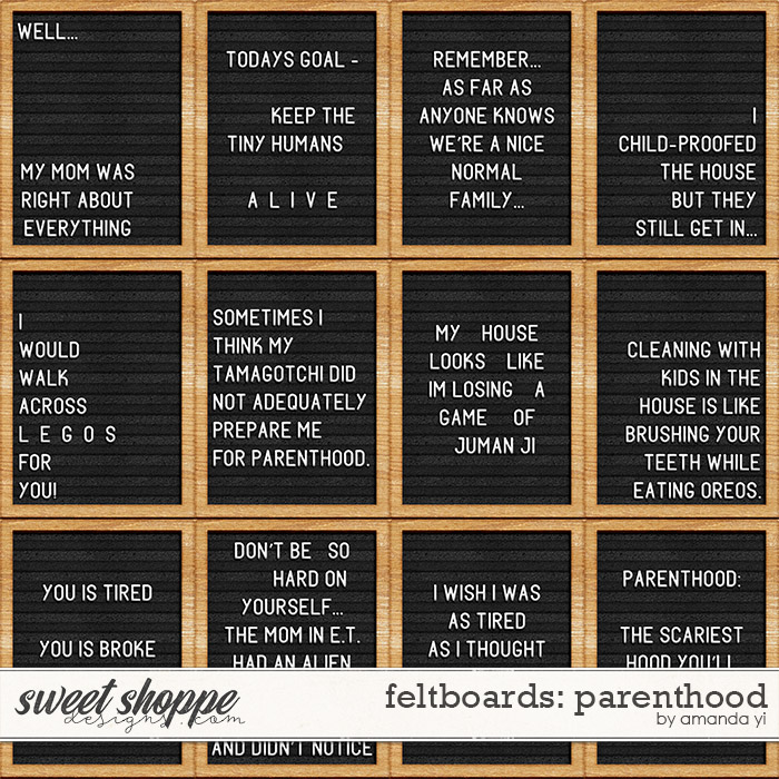 Feltboards: Parenthood by Amanda Yi Feltboards: Parenthood by Amanda Yi