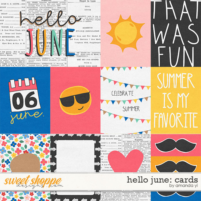 Hello June: cards by Amanda Yi