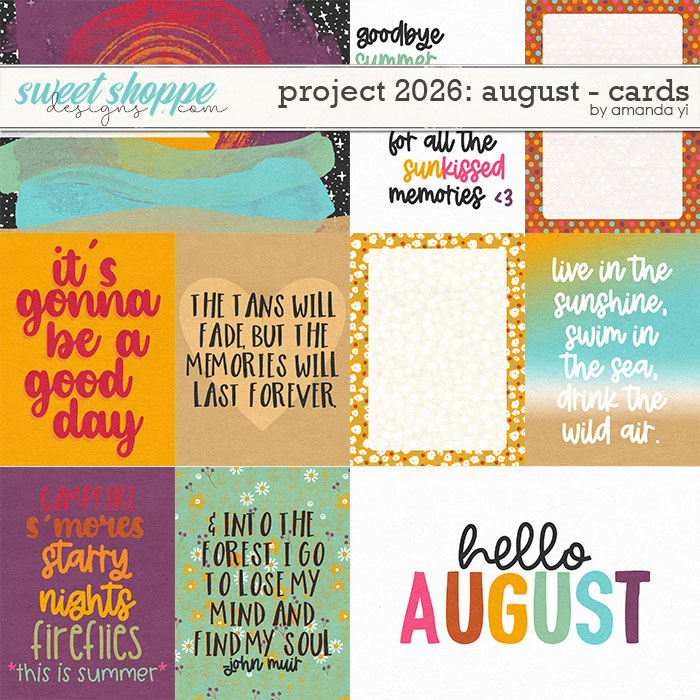 Project 2026: august- cards by Amanda Yi