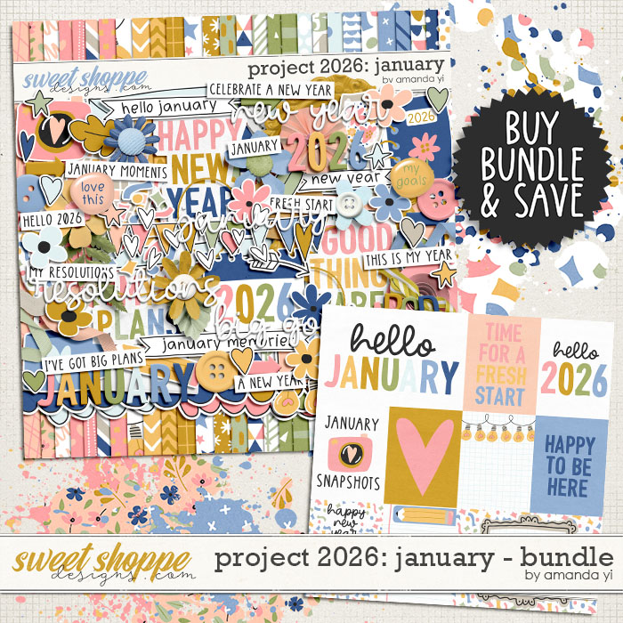 Project 2026: january - bundle by Amanda Yi