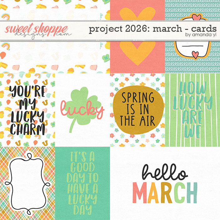 Project 2026: march - cards by Amanda Yi