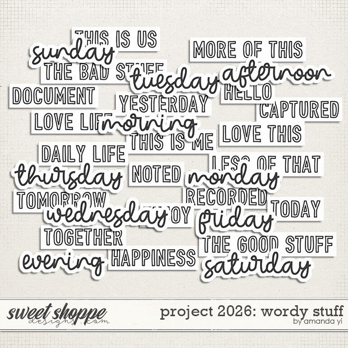 Project 2026: wordy stuff by Amanda Yi