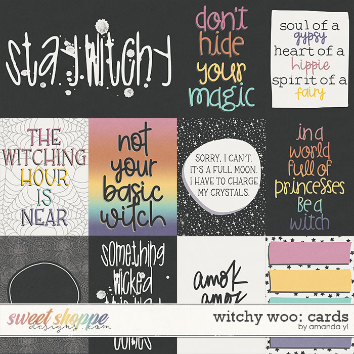 Witchy woo: cards by Amanda Yi