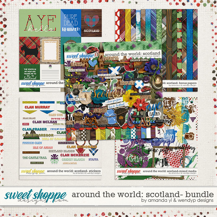 Around the world: Scotland - Bundle by Amanda Yi and WendyP Designs