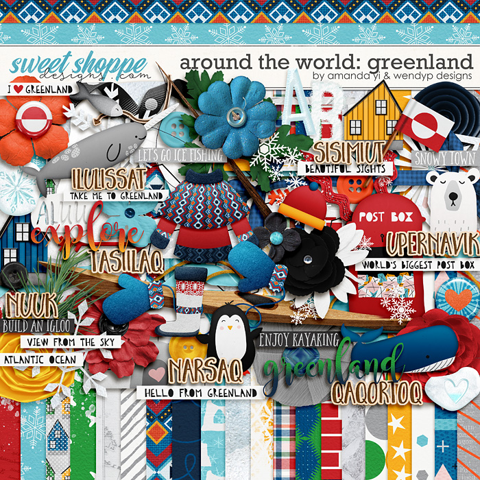 Around the world: Greenland by Amanda Yi & WendyP Designs