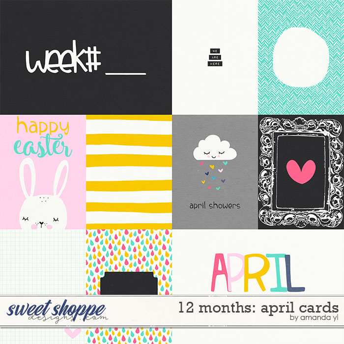 12 Months: April Cards by Amanda Yi 12 Months: April Cards by Amanda Yi