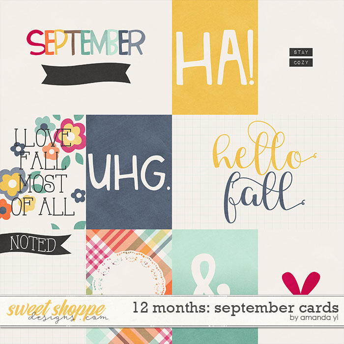 12 Months: September Cards by Amanda Yi 12 Months: September Cards by Amanda Yi