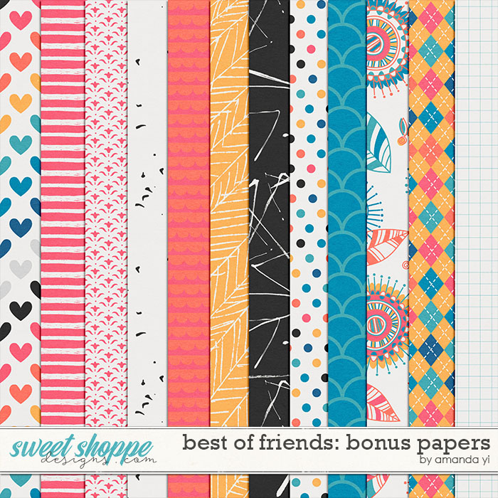 Best of Friends: Bonus Papers by Amanda Yi Best of Friends: Bonus Papers by Amanda Yi