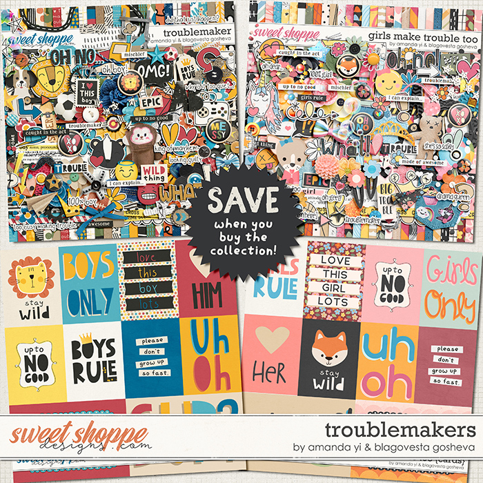 Troublemakers collection by Amanda Yi & Blagovesta Gosheva