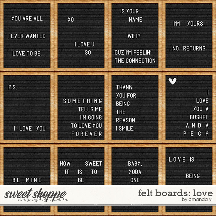 Felt Boards: Love by Amanda Yi