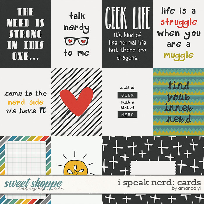 I Speak Nerd: Cards by Amanda Yi