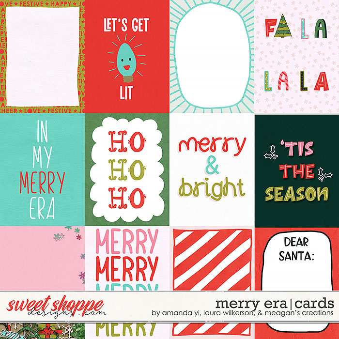 Merry Era: Cards by Amanda Yi, Laura Wilkerson and Meagan's Creations