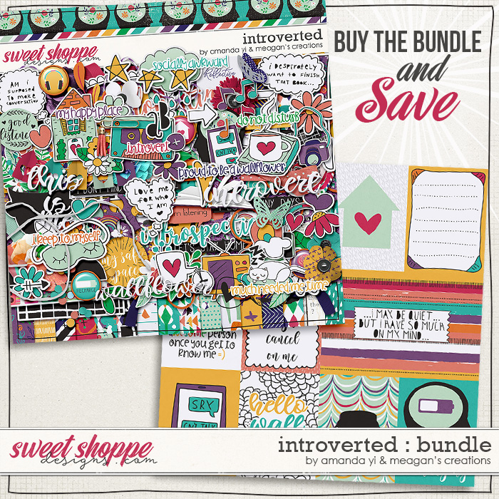 Introverted bundle by Amanda Yi & Meagan's Creations