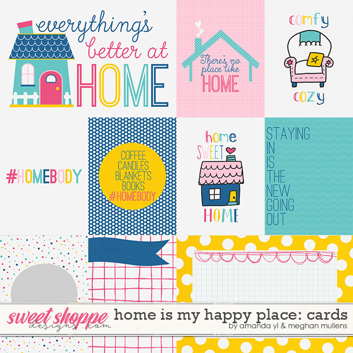 Home Is My Happy Place-Card Pack by Amanda Yi Designs & Meghan Mullens