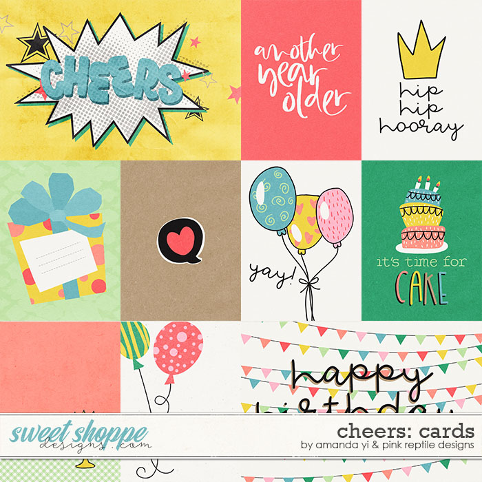 Cheers Cards by Amanda Yi & Pink Reptile Designs