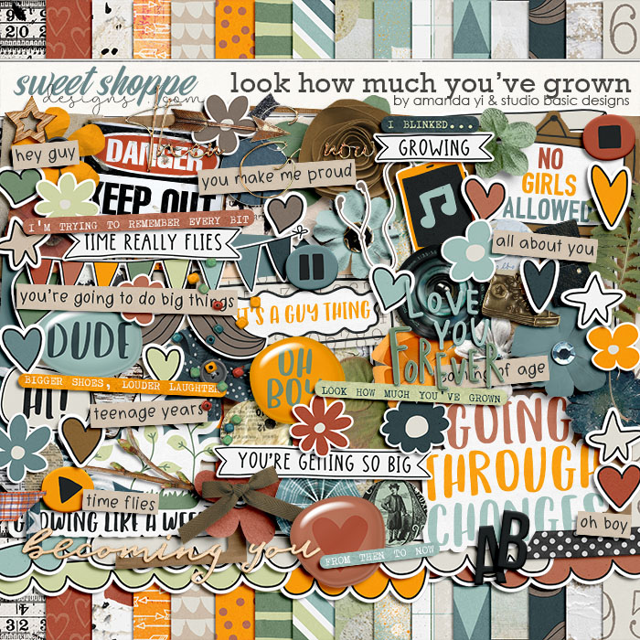 Look How Much You've Grown Kit by Amanda Yi and Studio Basic