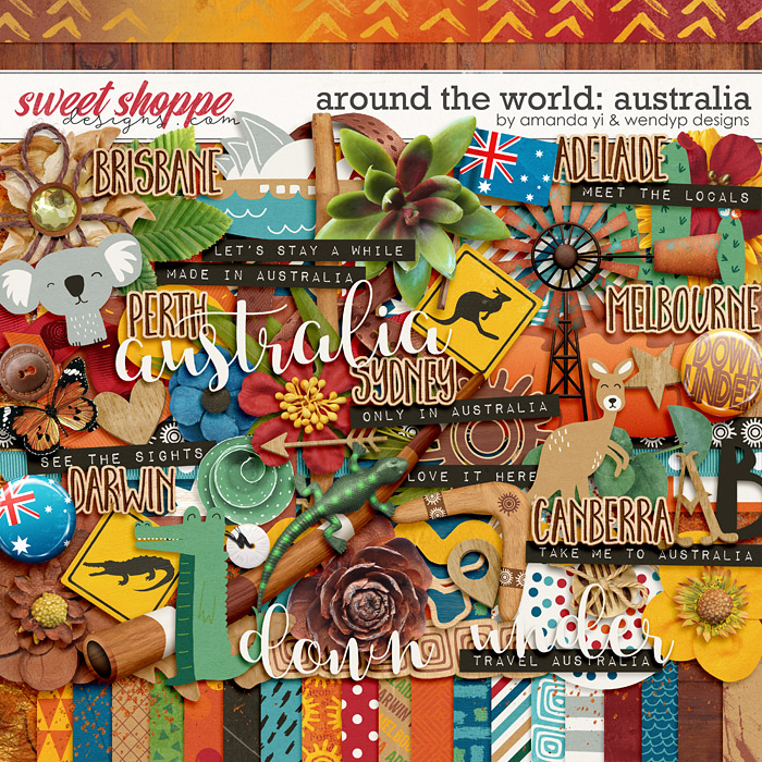 Around the world: Australia by Amanda Yi & WendyP Designs
