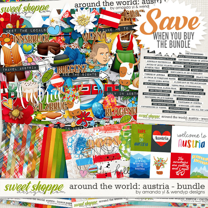 Around the world: Austria - Bundle by Amanda Yi & WendyP Designs