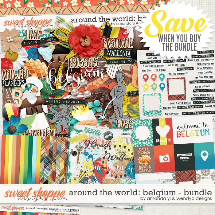 Around the world: Belgium - Bundle by Amanda Yi & WendyP Designs