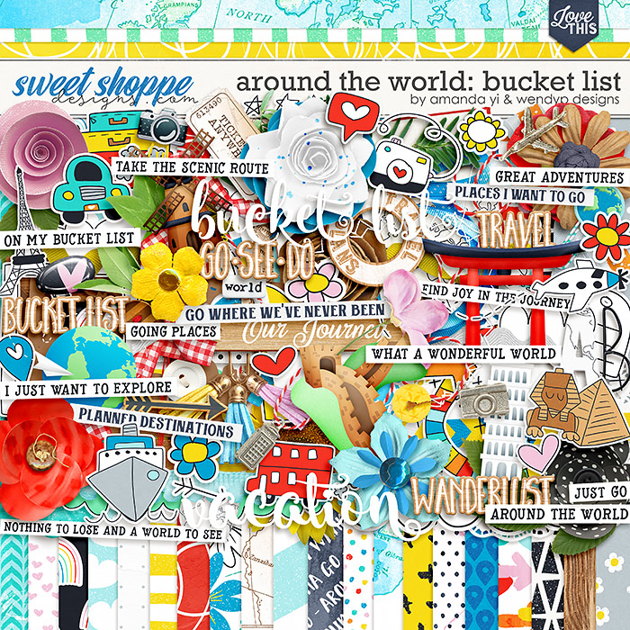 Around the world: Bucket list by Amanda Yi & WendyP Designs