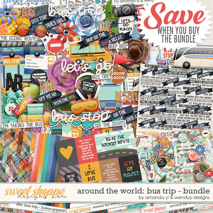 Around the world: Bus Trip- bundle by Amanda Yi & WendyP Designs