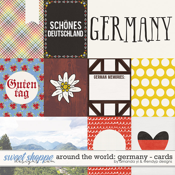 Around the world: Germany - Cards by Amanda Yi & WendyP Designs