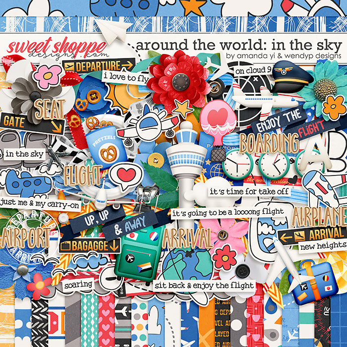 Around the world: In the sky by Amanda Yi & WendyP Designs