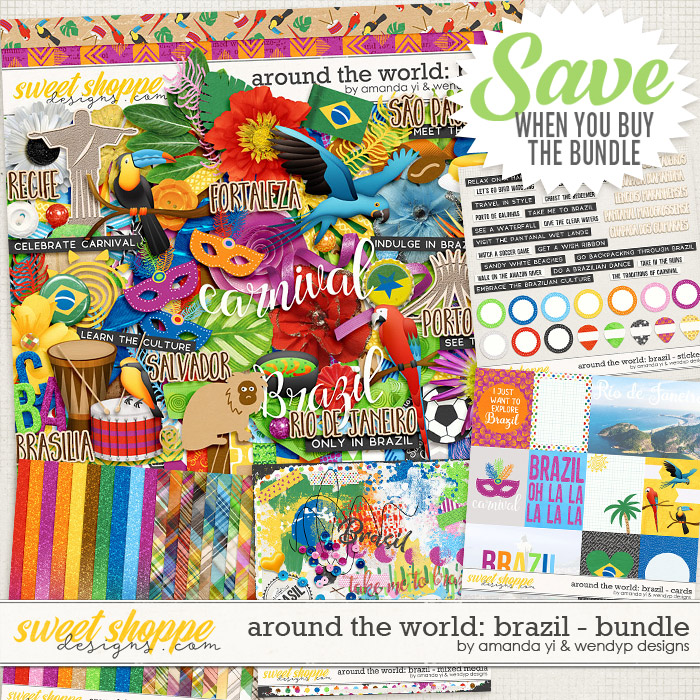 Around the world: Brazil - Bundle by Amanda Yi & WendyP Designs