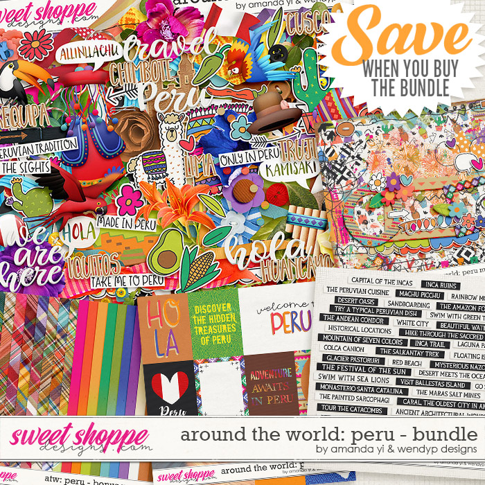Around the world: Peru - bundle by Amanda Yi & WendyP Designs