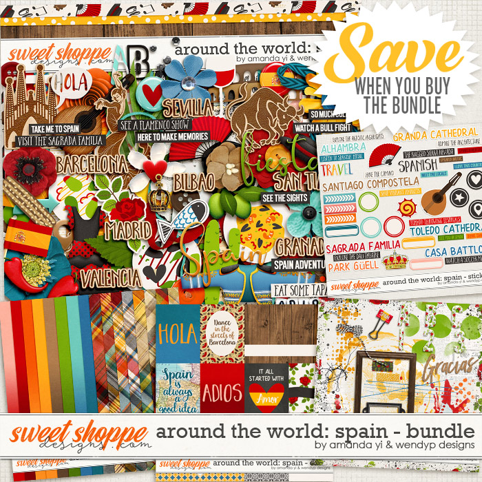 Around the world: Spain - Bundle by Amanda Yi & WendyP Designs