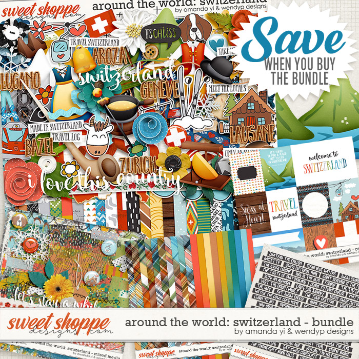 Around the world: Switzerland bundle by Amanda Yi & WendyP Designs