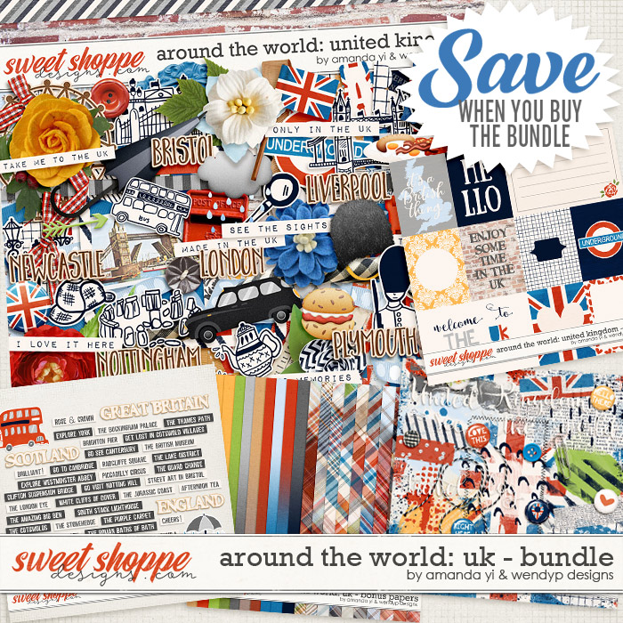 Around the world: United Kingdom - bundle by Amanda Yi & WendyP Designs