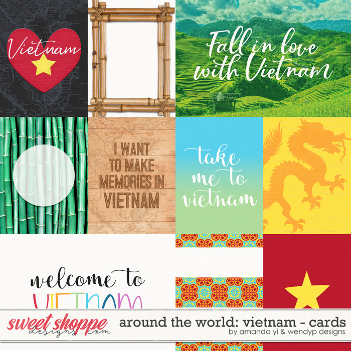 Around the world: Vietnam - Cards by Amanda Yi & WendyP Designs