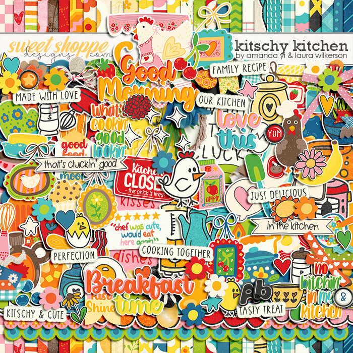 Kitschy kitchen by Amanda Yi & Laura Wilkerson