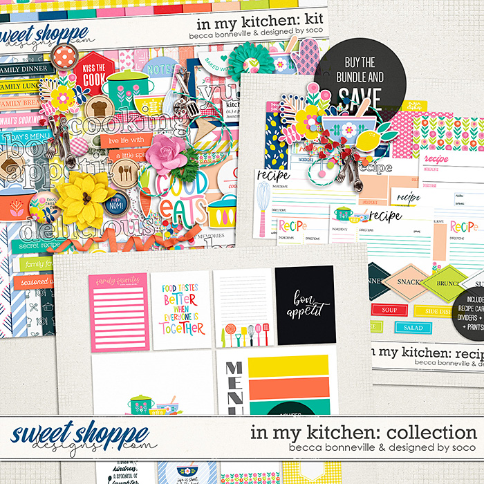 In My Kitchen Collection by Becca Bonneville and Designed by Soco