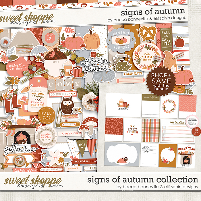 Signs of Autumn Collection by Becca Bonneville & Elif Sahin Designs