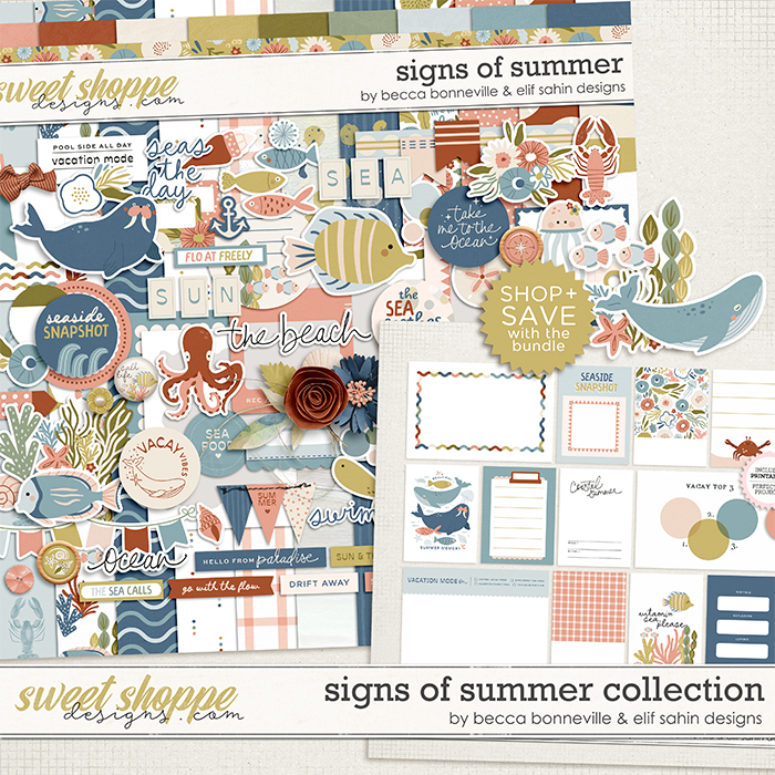Signs of Summer Collection by Becca Bonneville & Elif Sahin Designs