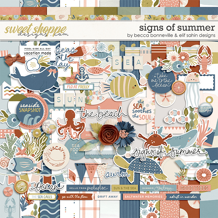 Signs of Summer Kit by Becca Bonneville & Elif Sahin Designs