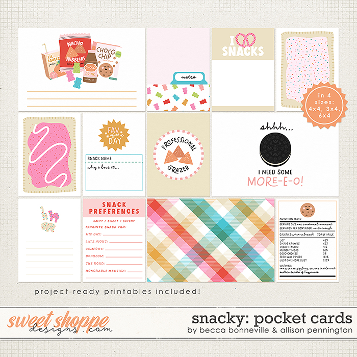 Snacky: Pocket Cards by Allison Pennington & Becca Bonneville