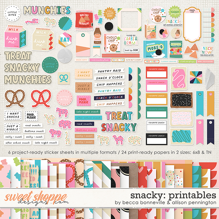 Snacky: Printables by Allison Pennington & Becca Bonneville