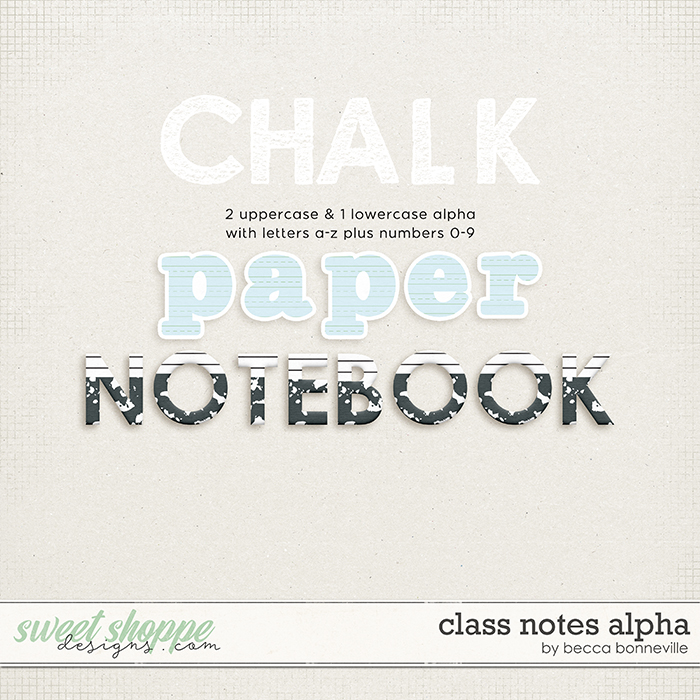 Class Notes Alpha by Becca Bonneville
