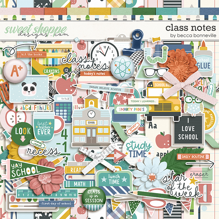 Class Notes Kit by Becca Bonneville