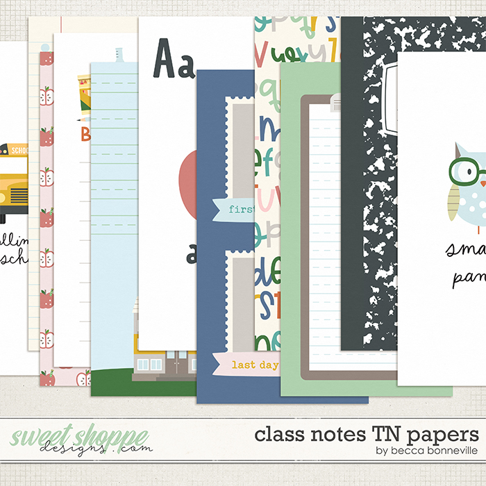 Class Notes TN Papers by Becca Bonneville
