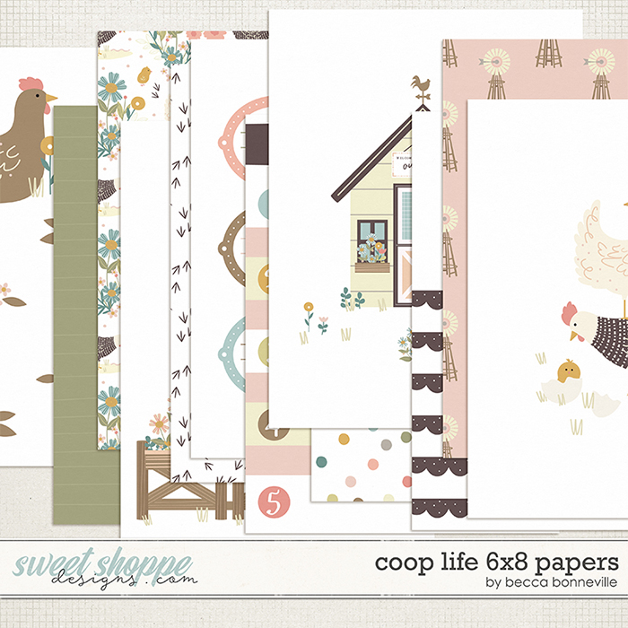 Coop Life 6x8 Papers by Becca Bonneville