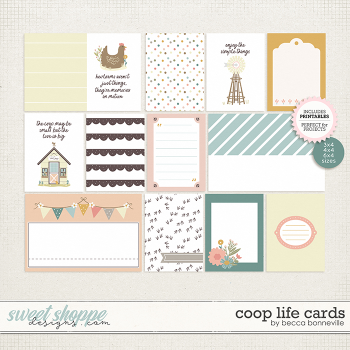 Coop Life Cards by Becca Bonneville